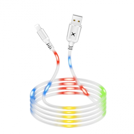 Голосовой активированный прочный кабель зарядного устройства Кабель USB Micro / I5 / Type C Кабель для быстрой зарядки 