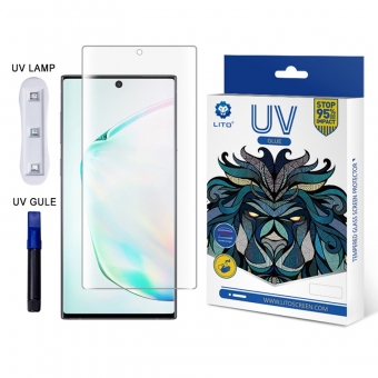 Лучшие LITO УФ Оптический Жидкий Клей Полное Покрытие Сенсорная Чувствительность Матовый Протектор Экрана Для Samsung Note 10/10 + для продажи