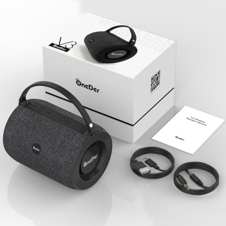 OneDer V3 Премиум качество звука Портативный широко совместимый беспроводной Bluetooth-динамик 