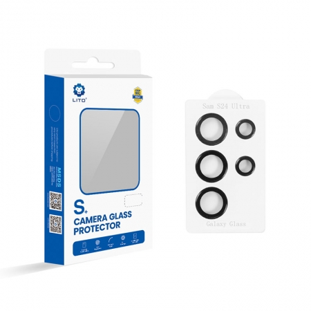 Защитная пленка для объектива камеры Lito 3D с аппликатором для серии Samsung Galaxy S24
         
