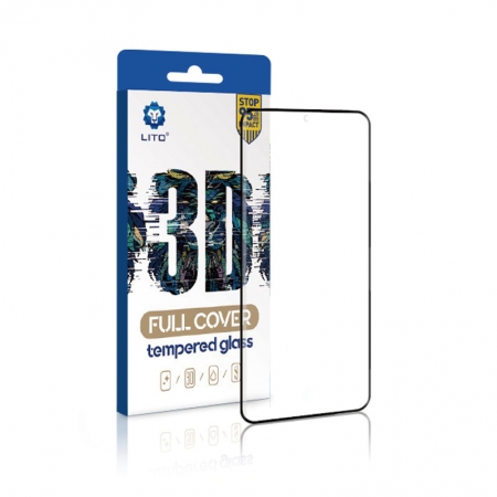 LITO 3D Защитная пленка из закаленного стекла с полным клеем для серии Samsung S24
         