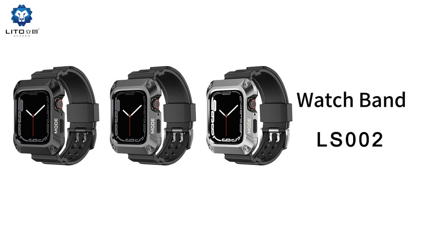 Lito LS002 Металлический дизайн со встроенным ремешком для часов Apple Watch 9