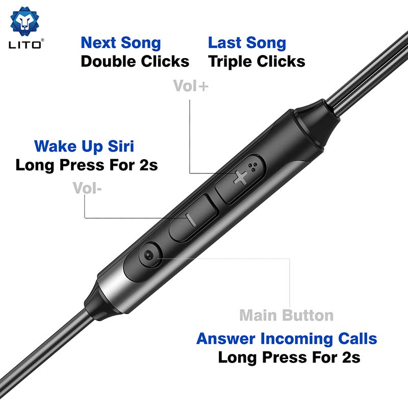 wired earphone with mic