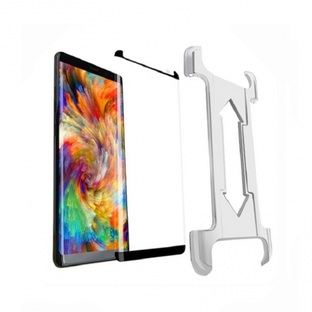 Samsung Galaxy Note 8 Edge Adhesive Закаленное стекло для экрана с легким установочным лотком 