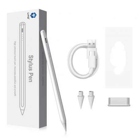 Оптовый стилус для iPad с отклонением ладони, активный карандаш, совместимый с (2018-2022) Apple iPad, для точного письма / рисования
 