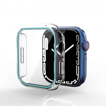 Новейший горячий продукт Luminous Watch Case с защитой экрана для Apple Watch Series 7 41 мм 45 мм
 