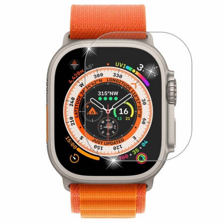 
     Оптовая продажа Lito 9H 0,33 мм защитная пленка из закаленного стекла для Apple Watch Ultra 49 мм
     