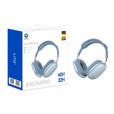 Беспроводные наушники Bluetooth LE11 PRO ANC с шумоподавлением, Bluetooth 5.4 HiFi, долгий срок службы батареи, оптовая продажа OEM ODM 