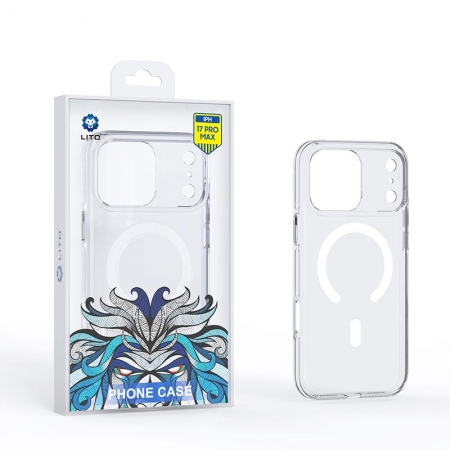 Магнитный прозрачный чехол для телефона LITO, изготовленный из немецкого поликарбоната Bayer. 