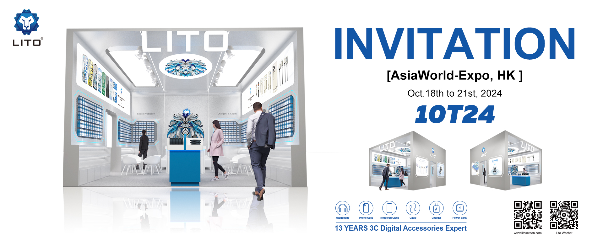 Welcome to visit Lito HK fair from Oct.18th-21st