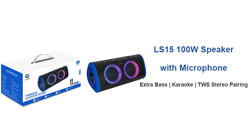 Хотите Bluetooth-колонку мощностью 100 Вт с микрофоном и функциями караоке для вечеринок?