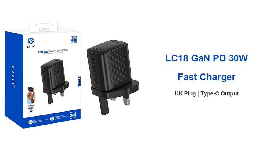 Прекратите перегрев батареи! LITO 30W GaN с технологией ActiveShield