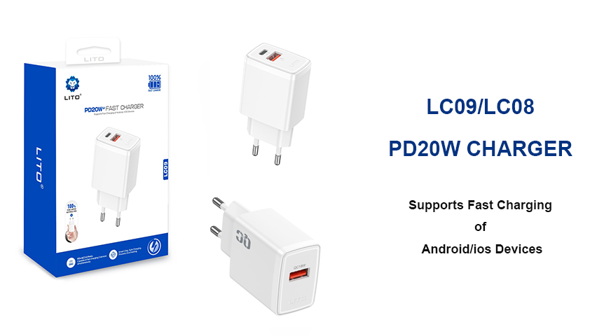 Lito LC08 & LC09 PD 18W/20W Fast Chargers - компактная мощность и высокая эффективность!