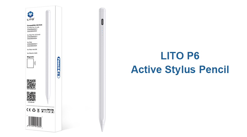 Раскройте свой творческий потенциал с помощью карандаша-стилуса LITO LP06 Active Stylus Pencil!