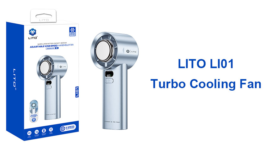 Победите жару где угодно: турбо-вентилятор LITO LI01 Turbo Cooling Fan