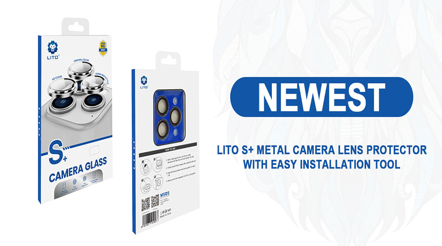 Lito S+ Металлическое кольцо для защиты объектива камеры с удобным приложением
