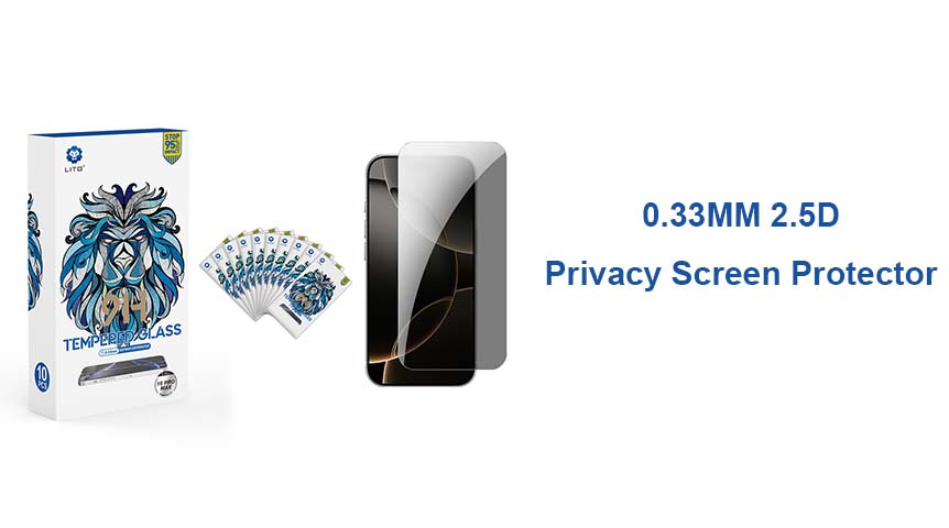 Защитное стекло LITO 0,3 мм 2,5D Privacy