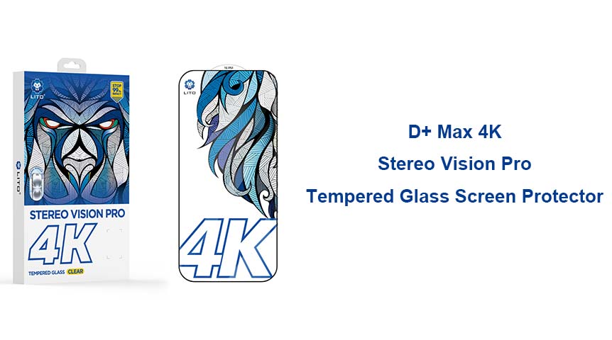 Защитное стекло LITO D+ Max 4K Stereo Vision Pro с прозрачным покрытием